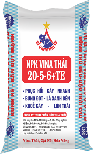 Phân NPK 20 - 5 - 6 + TE